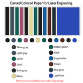 12 Colors Engraving Marking Paper DIY Laser Engraver Machine Tools for Ceramics Glass Metal Laser Cutting And Engraving